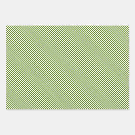 おもしろい赤緑黄抽象芸術松の木のパターン ラッピングペーパーシート (正面2)