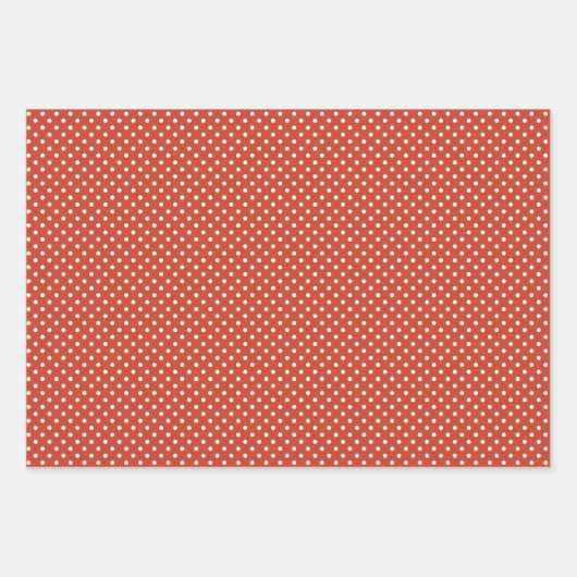 おもしろい赤緑黄抽象芸術松の木のパターン ラッピングペーパーシート (正面3)