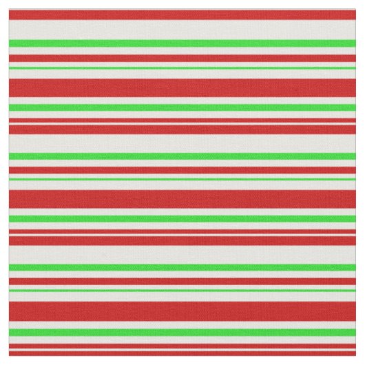 おもしろい赤、白、緑のクリスマスインスパイア ファブリック (クローズアップ)