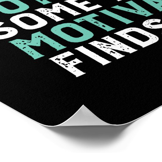 おもしろい走の熊の追走動の動機 ポスター (角)