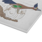 おもしろい走り鳥イラストレーション カッティングボード (角)