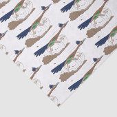 おもしろい走り鳥イラストレーション 薄葉紙 (詳細)
