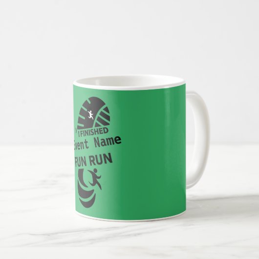 おもしろい走イベント原因慈善プロモーション賞二等賞 コーヒーマグカップ (正面右)
