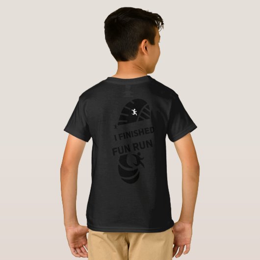 おもしろい走イベント原因慈善プロモーション賞二等賞 Tシャツ (裏面フル)