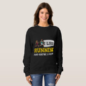 おもしろい走ギフトハーフマラソンUltra Runner走 スウェットシャツ (正面フル)
