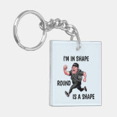 おもしろい走男 キーホルダー (正面左)