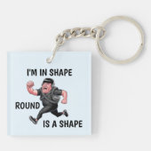 おもしろい走男 キーホルダー (裏面)