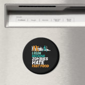 おもしろい走走、ゾンビはファストフードが嫌いだから マグネット (インサイチュ (食洗機))