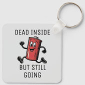 おもしろい走電池 キーホルダー (裏面)