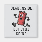 おもしろい走電池 マグネット (正面)