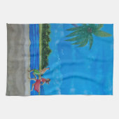 おもしろい走 キッチンタオル (横)