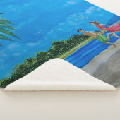 おもしろい走 シェルパブランケット (3/4)