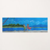 おもしろい走 ヨガマット (裏面(横))