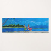 おもしろい走 ヨガマット (正面(横))