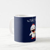 「おもしろい起きろ！」 コーヒーマグカップ (正面左)