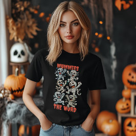 おもしろい踊りがミイラ言う Tシャツ