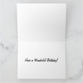 おもしろい踊りオレンジパーティー猫 カード (内部)