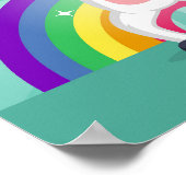 おもしろい踊り動物ポスター ポスター (角)