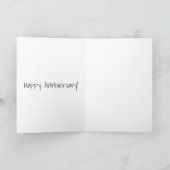 おもしろい踊り海鳥の漫画イラストレーション カード (内部)