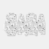 おもしろい踊り猫のイラストレーション フェイバーボックス (折り畳みなし)