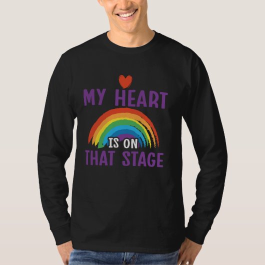 おもしろい踊り私のハートは、そのステージダンサー上にある Tシャツ (正面)