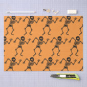 おもしろい踊り骨格ハロウィーンティッシュペーパー 薄葉紙 (クラフト)