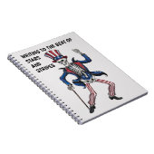 おもしろい踊り骨格 ノートブック (右側)