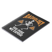 おもしろい踊り骨格X線放射線科ユーモア ノートブック (左側)