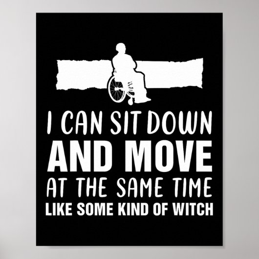 おもしろい身体障害者D ポスター (正面)