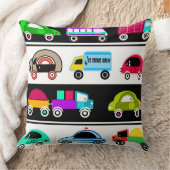 おもしろい車 クッション (ブランケット)