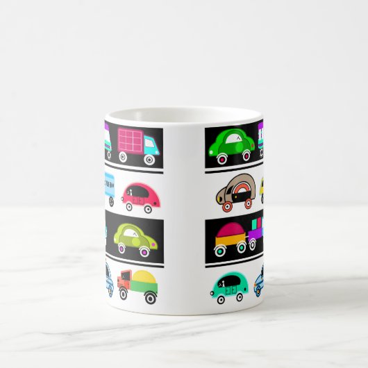 おもしろい車 コーヒーマグカップ (中央)