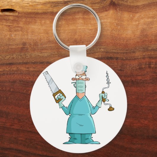 おもしろい軍医のガ笑わされるーマ キーホルダー (正面)