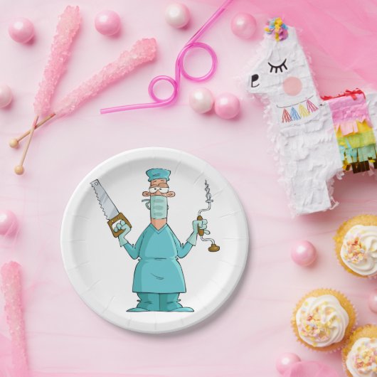 おもしろい軍医のガ笑わされるーマ ペーパープレート (パーティー)