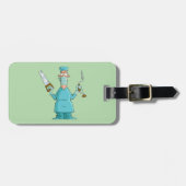 おもしろい軍医のガ笑わされるーマ ラゲッジタグ (正面横)