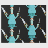 おもしろい軍医のガ笑わされるーマ ラッピングペーパー (フラット)