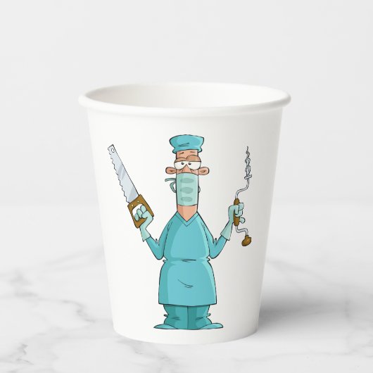 おもしろい軍医のガ笑わされるーマ 紙コップ (正面)