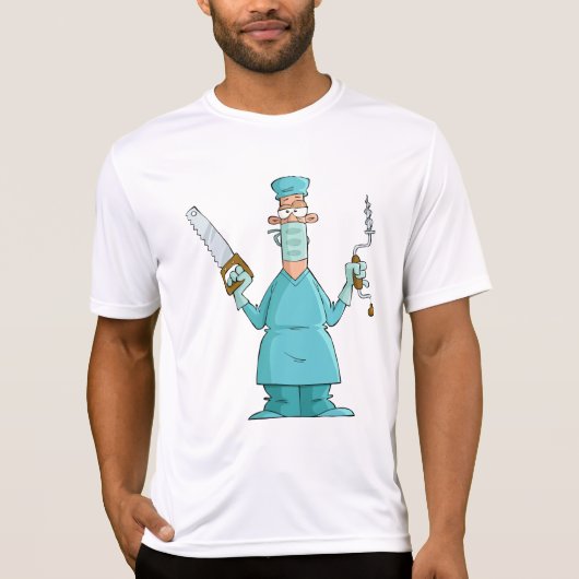 おもしろい軍医のガ笑わされるーマ Tシャツ (正面)