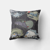 おもしろい軍隊飛行機 クッション (裏面)