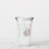 おもしろい軍隊/クリスマスサンタ アクリルタンブラー (裏面)