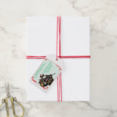 おもしろい軍隊/クリスマスサンタ ギフトタグ (より糸付き)