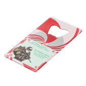 おもしろい軍隊/クリスマスサンタ クレジットカード栓抜き (正面アングル)