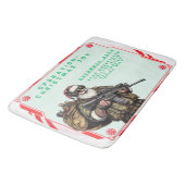 おもしろい軍隊/クリスマスサンタ バスマット (アングル)