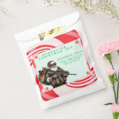 おもしろい軍隊/クリスマスサンタ フェイバーバッグ (封をした状態)