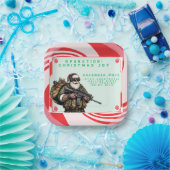 おもしろい軍隊/クリスマスサンタ ペーパープレート (パーティー)