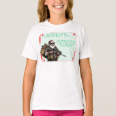 おもしろい軍隊/クリスマスサンタ Tシャツ (正面)