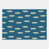 おもしろい軸 ラッピングペーパーシート (正面2)