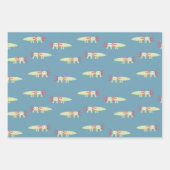 おもしろい軸 ラッピングペーパーシート (正面)