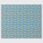 おもしろい軸 ラッピングペーパー (フラット)