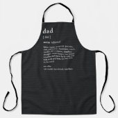 おもしろい辞書編集可能カラーエパーソナライズされたプロン エプロン (正面)