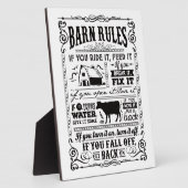 おもしろい農家のルール フォトプラーク (側面)